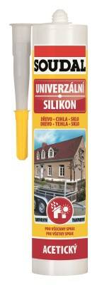 Silikon univerzální Soudal bílý – 280 ml