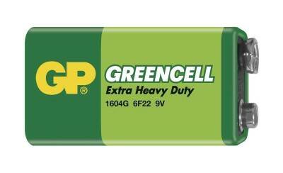 Baterie GP Greencell 6F22 1604G 9 V